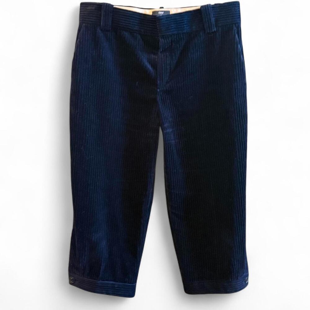 Chloe navy corduroy capris